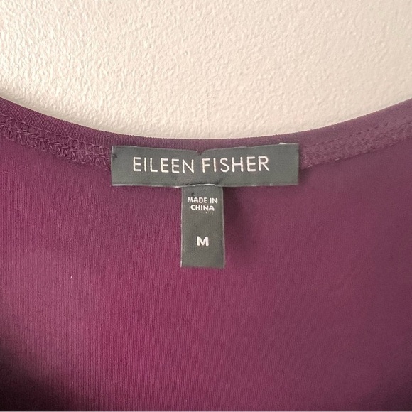 Eileen Fisher Purple Silk Sequin Tank Top - Picture 5 of 14